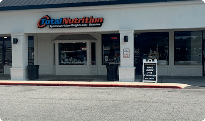 Total Nutrition Atlanta store product or collection display